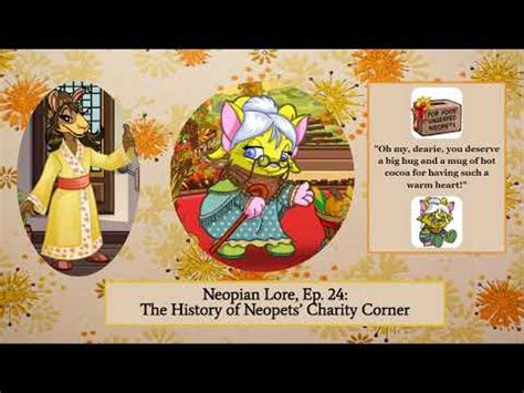 neopets charity corner 2024|The History of Neopets’ Charity Corner – Neopian Lore, Ep. 24.